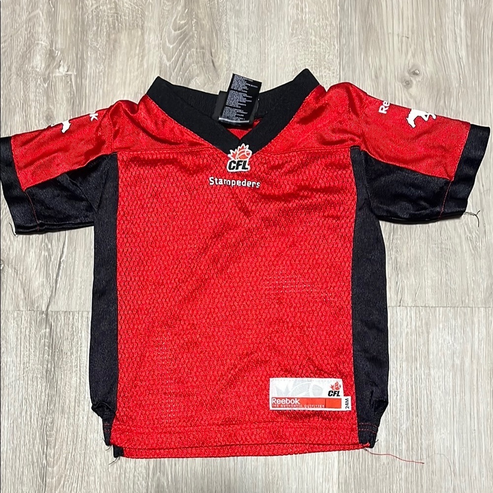 Reebok Kids Red and Black CFL Shirt